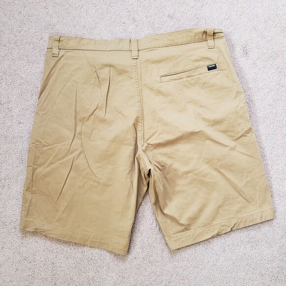 Volcom Skateboarding Stretch Comfort Size 38 Mens Brown Lightweight Chino Shorts - Picture 3 of 8